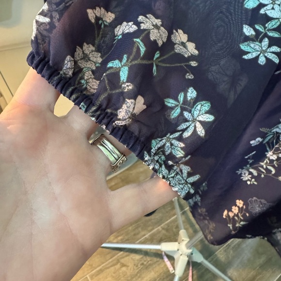 Maurices Blue Sundress with Raglan Sleeves and Scoop Neck - Picture 5 of 11